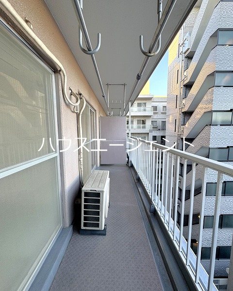 小島スカイハイツ ベランダ