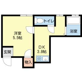 旭ヶ丘コーポ 間取り