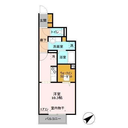 セレジェイラ 103号室 間取り
