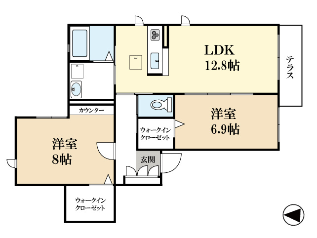 ガーデンソレイユ 間取り