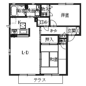 シャーメゾン植田 間取り