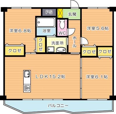 ＫＳＫ中須コアプレイス 間取り図