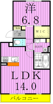 103号室 間取り