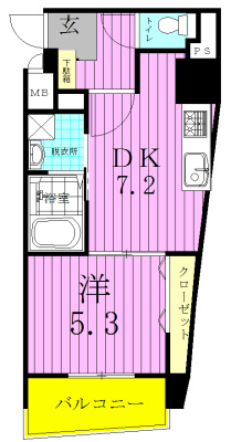 501号室 間取り