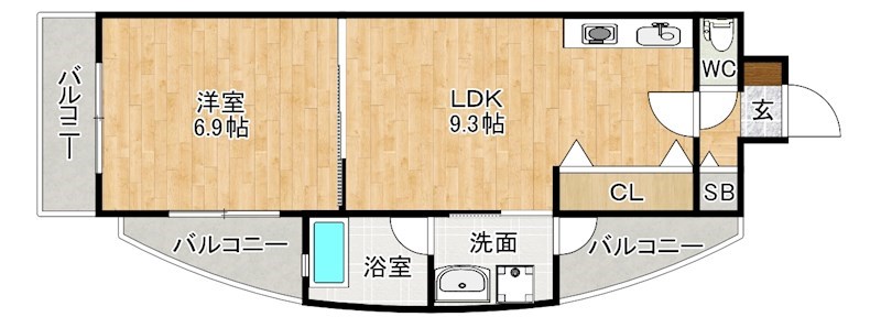 ＬＥＡＤ大手町（リード大手町） 201号室 間取り