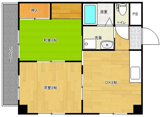 ユートピア三愛新島 間取り