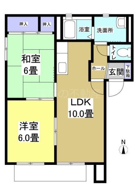 グレース明ケ島 間取り図