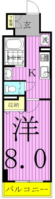 505号室 間取り