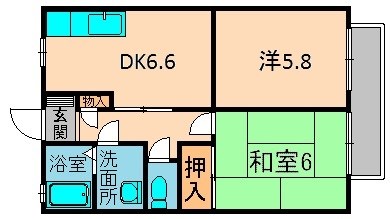 フレール・メゾン　Ａ棟 間取り