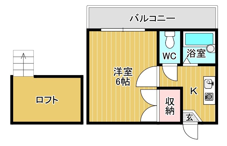 レオパレス高坊Ⅱ 間取り図