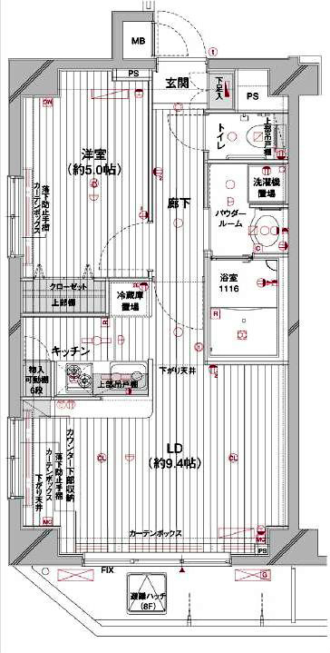 メインステージ蔵前 間取り