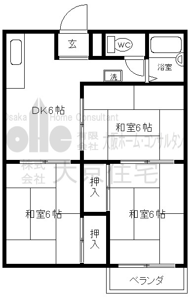 グリーンハイツ西尾　 間取り