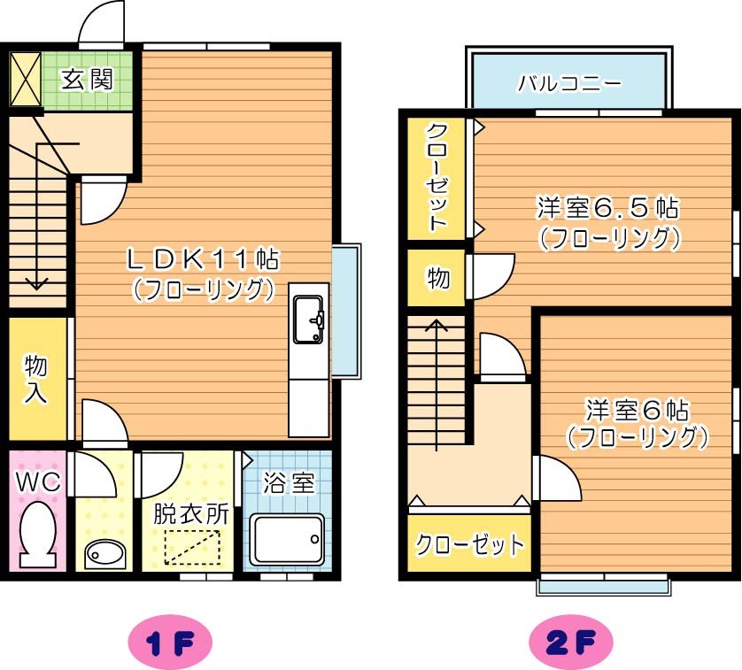 グランドソレーユⅣ Ｈ号室 間取り