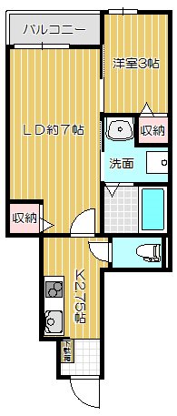 BUENA笹口Ⅲ 間取り