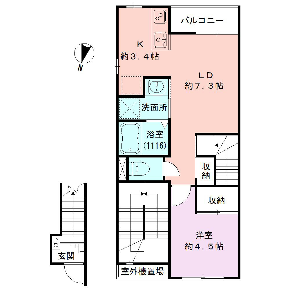 BUENA笹口Ⅲ 間取り