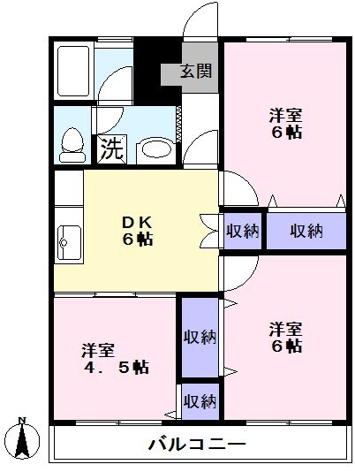 ローヤルハイツ澁谷 205号室 間取り