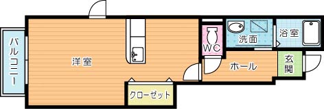 グランデフィＣ  103号室 間取り