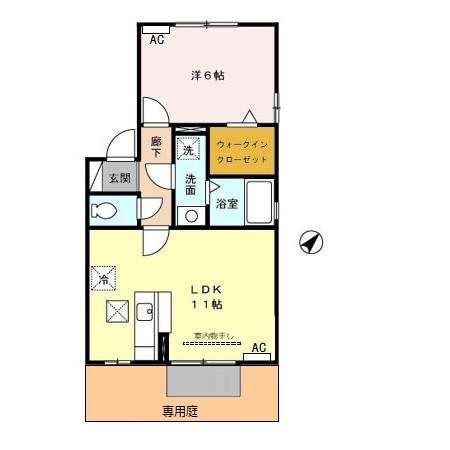 リビングタウン愛野南　Ｂ 間取り図