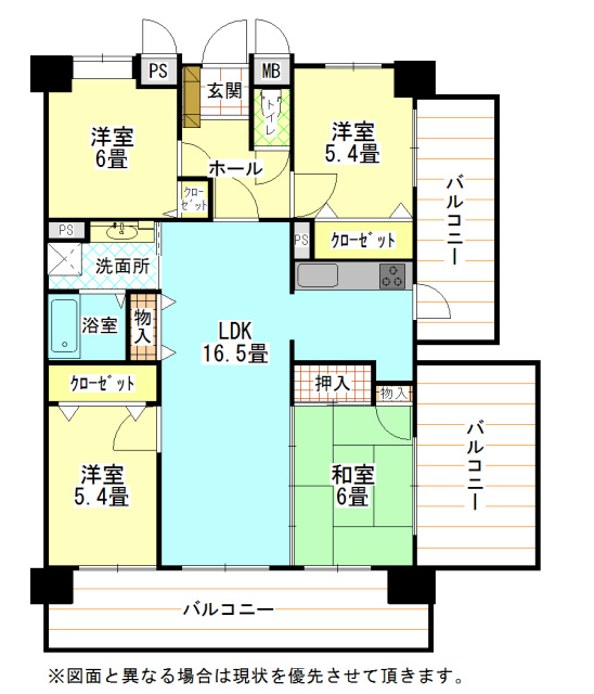 アメニティ企救丘Ⅰ 間取り