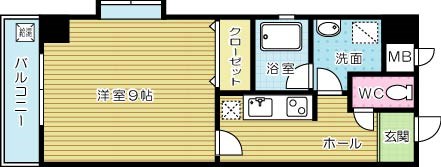 グッドシティ下富野 405号室 間取り