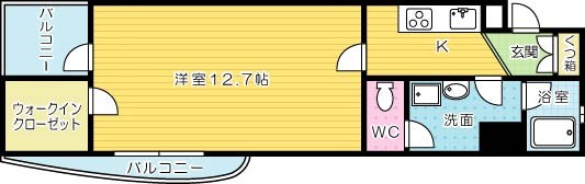 アヴィニールグランデ金田 間取り図