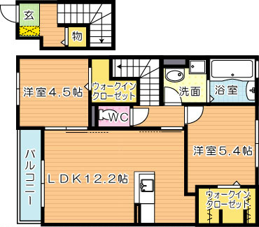 ロイヤルやつえ 間取り図