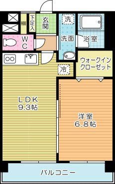 Ｆｅｌｔ７０５（フェルト７０５） 203号室 間取り