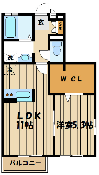 めぞんつねみ 間取り図