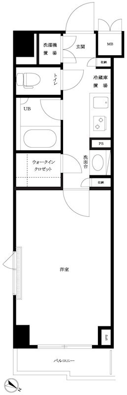 ルーブル三軒茶屋参番館 間取り図