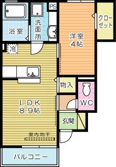 ザ・スタンドロック 103号室 間取り