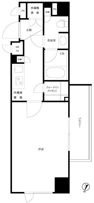 ルーブル三軒茶屋参番館 間取り図