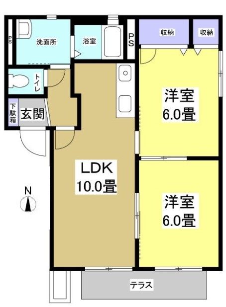 グレース竜洋 間取り