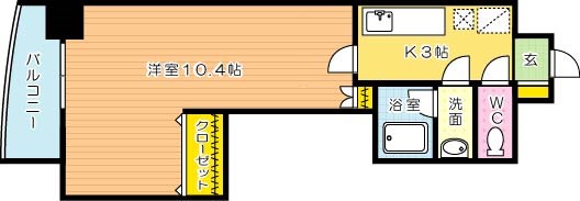 デザイナープリンセス７７ 間取り図