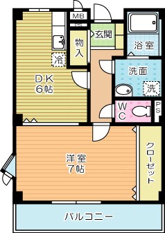 リバーサイド長尾 間取り図