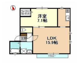 棒屋第四下池ハイツ 間取り図