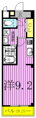 プリート 101号室 間取り