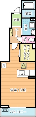 グランエスポワール  102号室 間取り