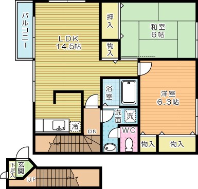 ロジュマンエル 203号室 間取り