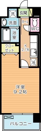 パークサイドヴィラ 205号室 間取り