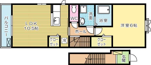 メゾンタウルスⅠ 間取り図