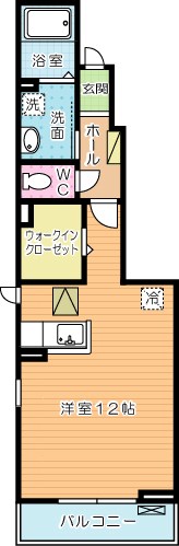 メゾンタウルスⅡ  103号室 間取り