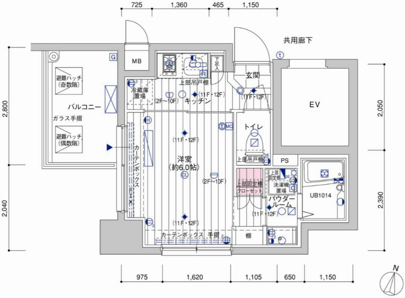 メインステージ南品川 間取り
