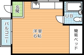 コーポいずみ  105号室 間取り