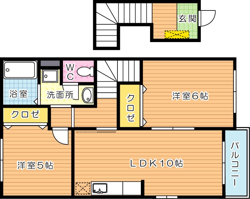 フォーリストメゾンⅠ 間取り図