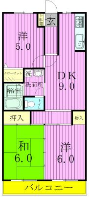 403号室 間取り