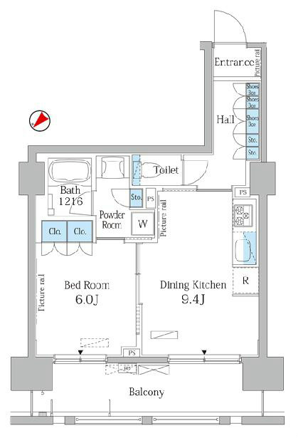 パークアクシス西船橋本郷町 間取り図
