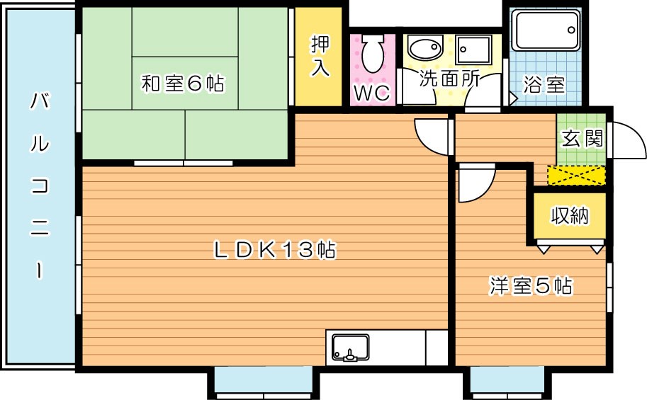 クレベール田町 間取り図