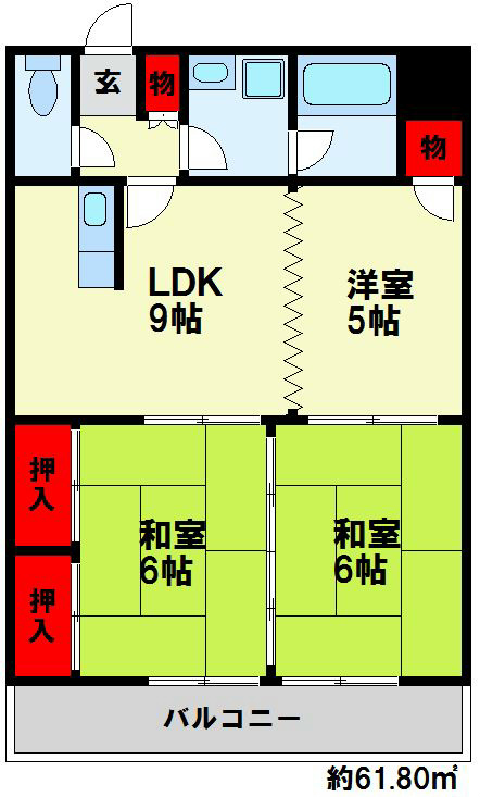 アーバンライフＳＯＭＡ 間取り