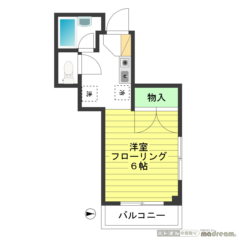 パルティール大岡山 間取り図