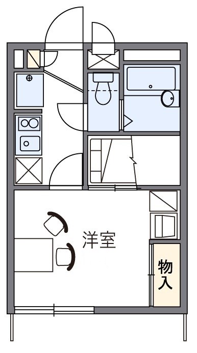 日之出 202号室 間取り